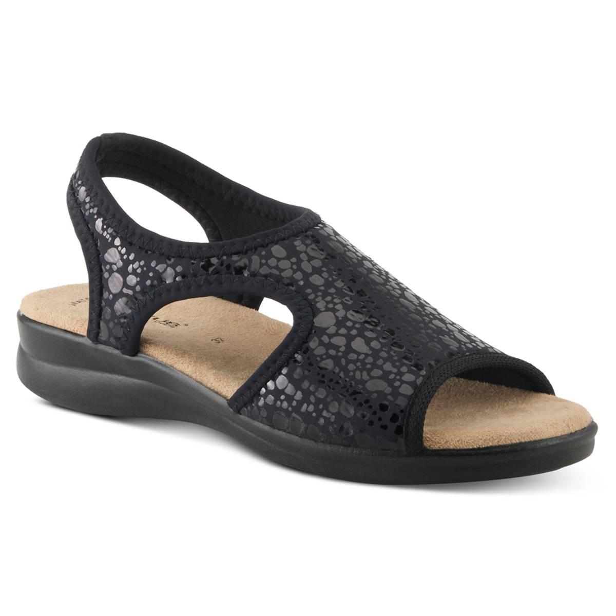 Womens Flexus(R) by Spring Step Nyaman-Crackle Slingback Sandals