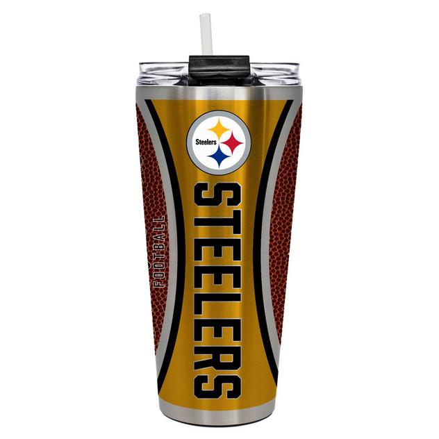 Pittsburgh Steelers Game Ball Big Slim 32oz. Travel Cup