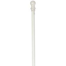 69 White Metal House Flag Pole