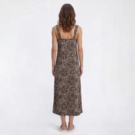 Womens Jessica Simpson Sleeveless Leopard Sleepdress W/Lace Trim