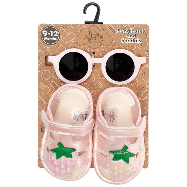 Baby Girl (3-12M) Baby Essentials® Strawberry Sandals/Sunglasses