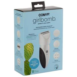 Conair GirlBomb Shaver And Body Polish Set