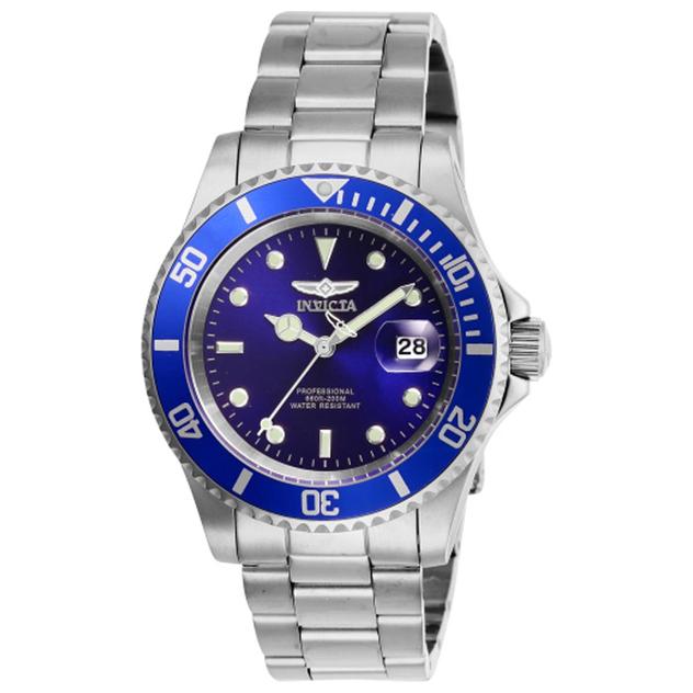 Mens Invicta Pro Diver Blue Dial Quartz Watch - 26971