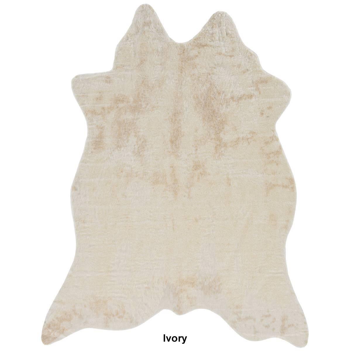 Linon Home Decor Faux Cow Hide Area Rug - 5 x 7