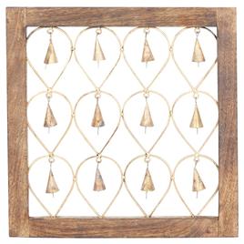 9th & Pike® Gold Hanging Bells Wall Decor - Set of 2
