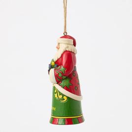 Jim Shore Heartwood Creek Santa w/ Tractor Christmas Ornament