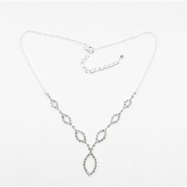 Rosa Rhinestones Crystal Rhinestone Graduate Y Necklace