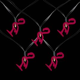 Northlight Seasonal 10-Count LED Pink Flamingo Fairy Lights