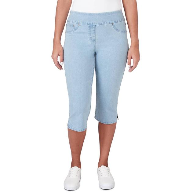 Petite Ruby Rd. Key Items Pull On Denim Capri Pants