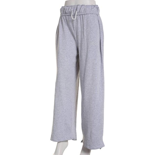 Juniors Urban Rebel Marled Folded Waist Fleece Sweatpants