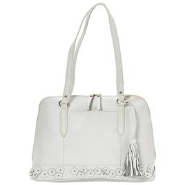 Great American Leatherworks Flower Applique Satchel w/Tassel