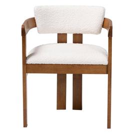 Baxton Studio Carice Modern Cream Boucle Dining Chair