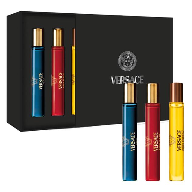 Versace Mens Travel Spray Trio
