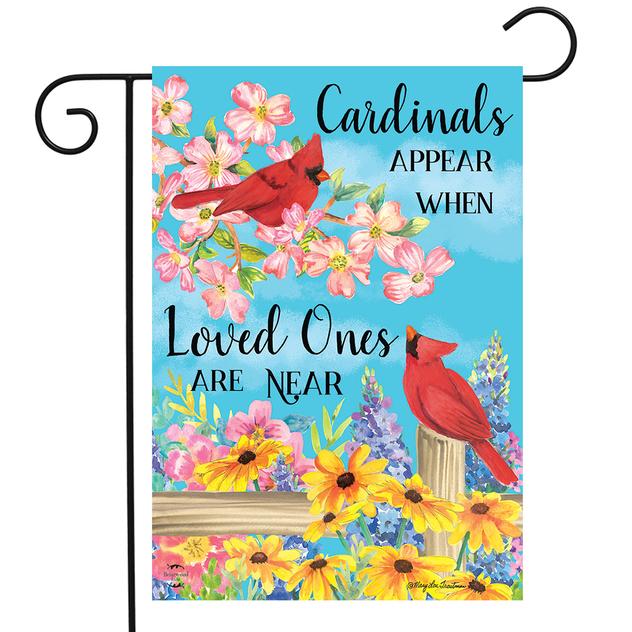 Briarwood Lane Cardinals Appear Garden Flag