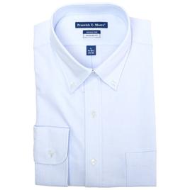 Mens Preswick & Moore(R) Regular Fit Oxford Dress Shirt - Baby Blue