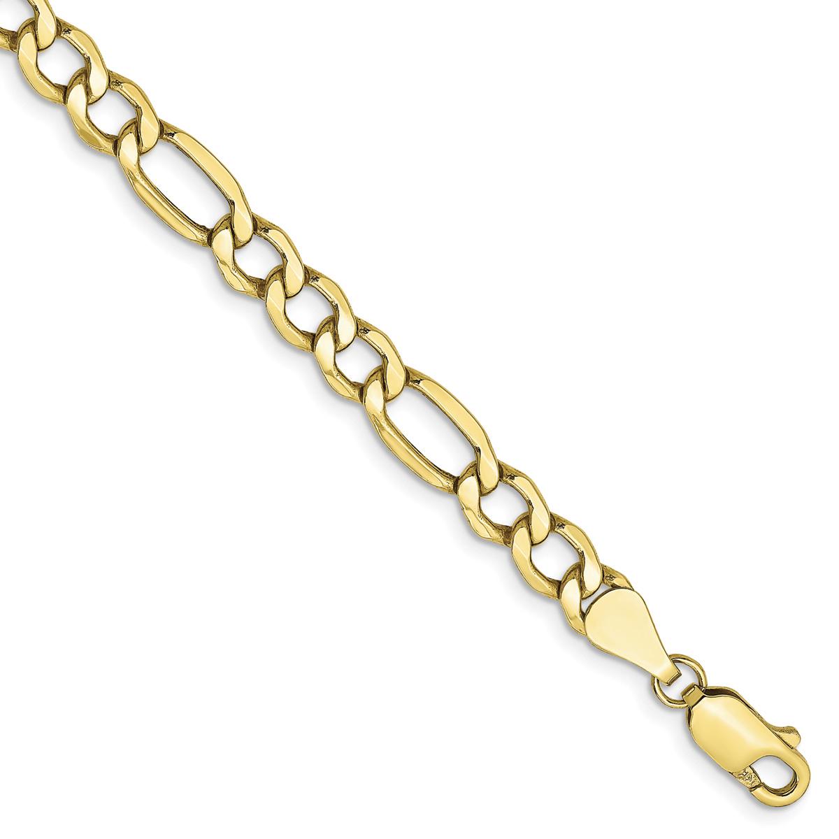 Gold Classics™ 10kt. 5.35mm 16in. Semi-Solid Figaro Chain