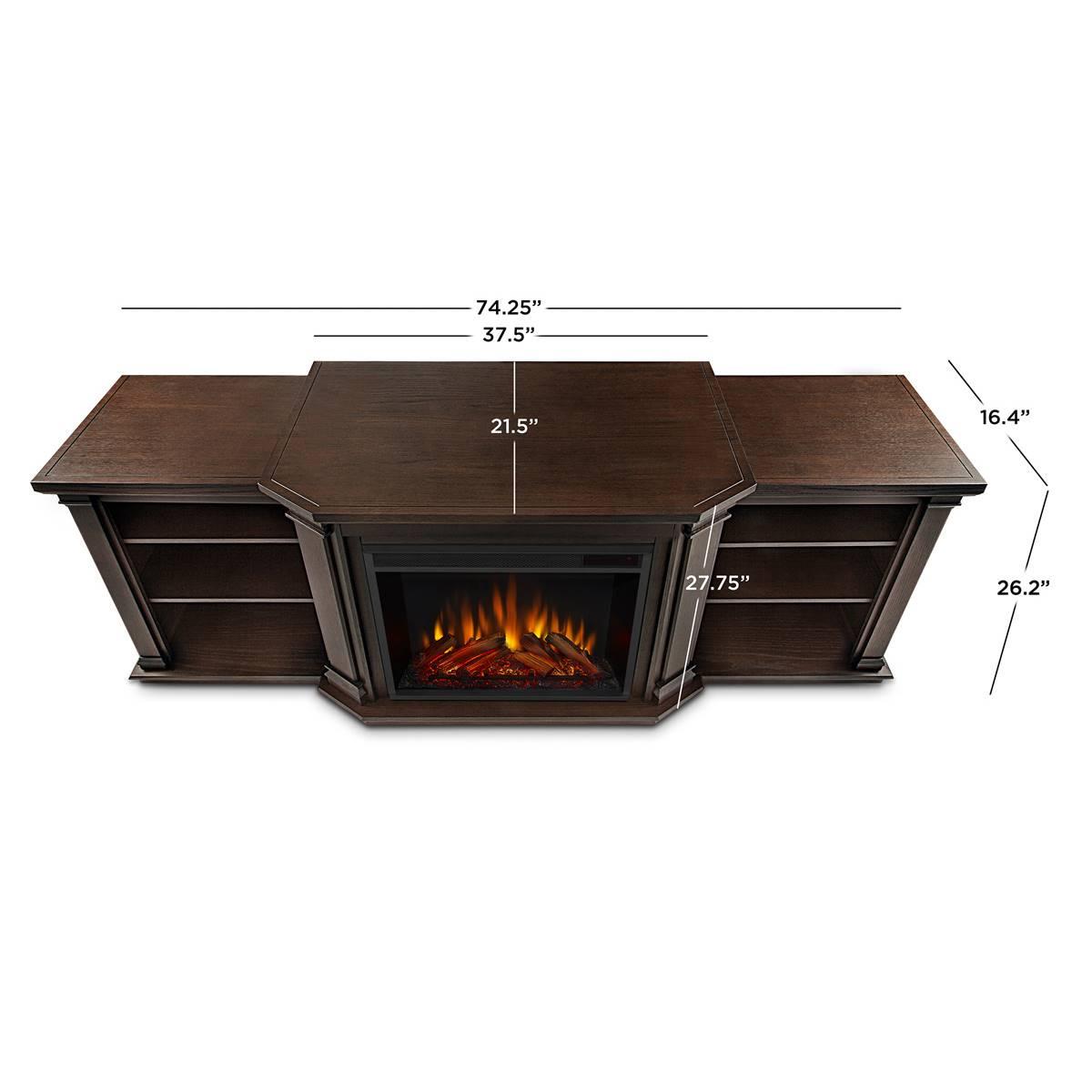 Real Flame Valmont Electric Fireplace TV Stand