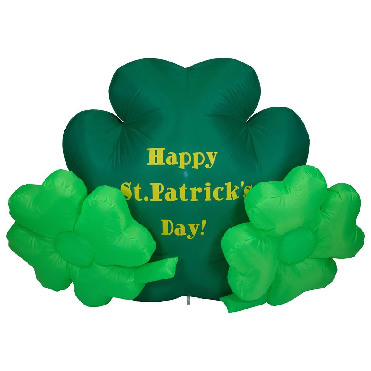 Northlight Seasonal 60 Inflatable Triple Shamrock Decoration