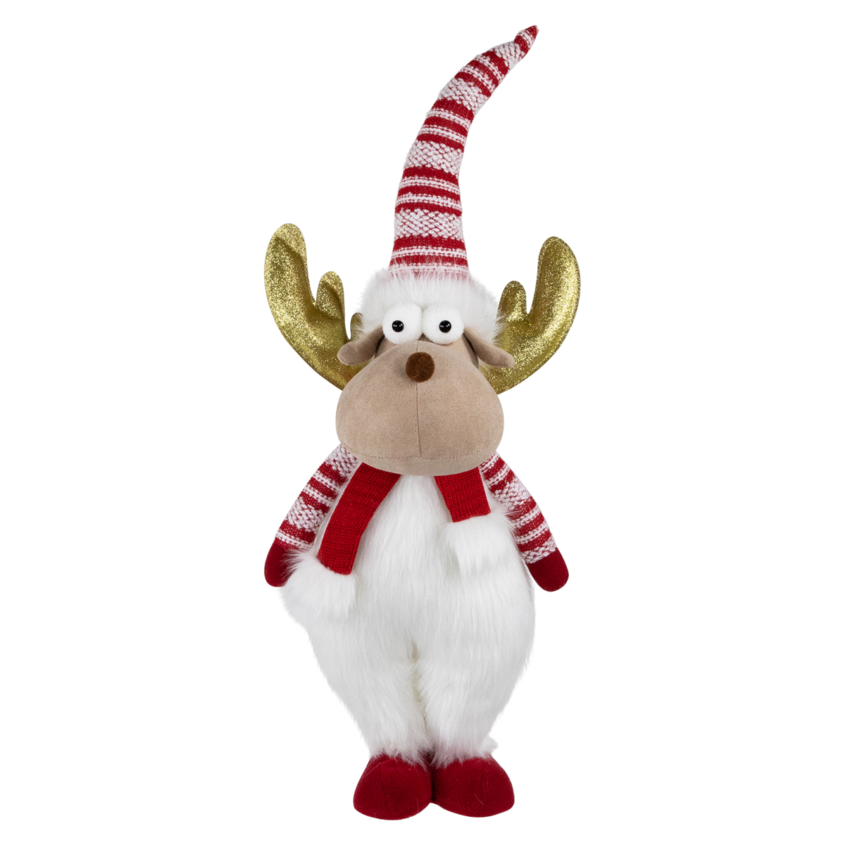 Northlight Standing Plush Moose Christmas Figure