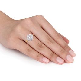 Gemstone Classics™ 10kt. Yellow Gold 1ctw. Moissanite Ring