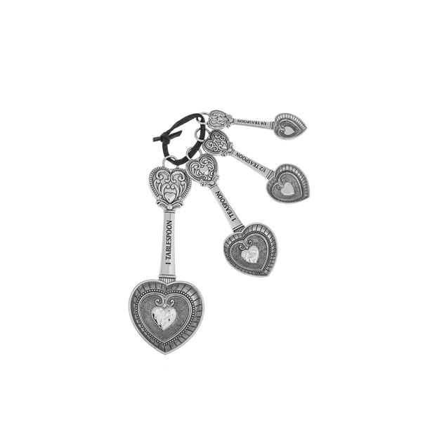 Ganz Hearts Measuring Spoons -  Set of 4