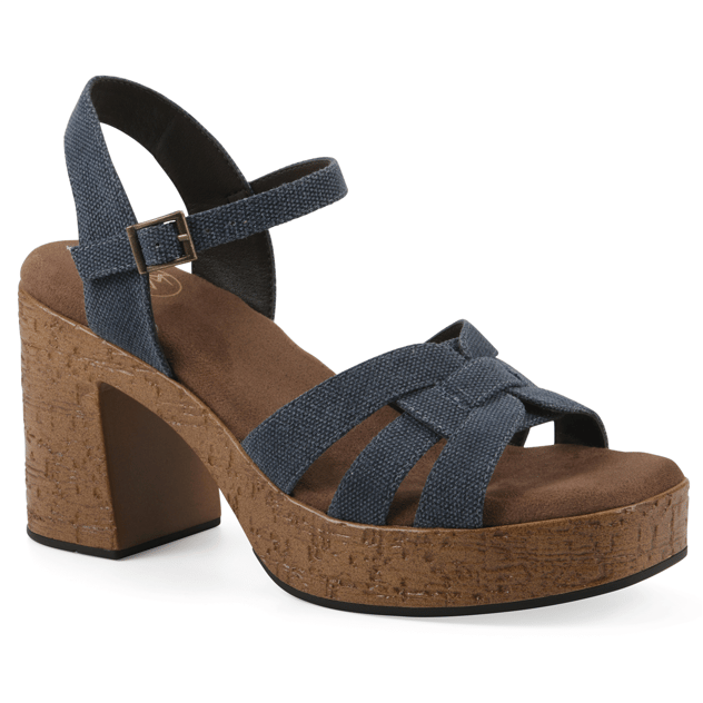 Womens White Mountain Barista Heeled Sandals