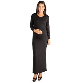 Womens 24/7 Comfort Apparel Long Sleeve Maternity Sheath Dress