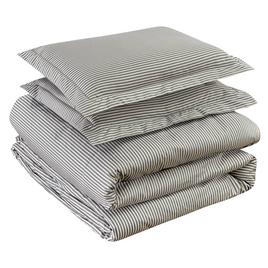Bibb Home 1800 Series Oxford 3pc. Duvet Cover Set