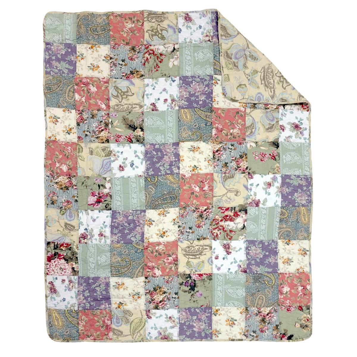 Greenland Home Fashions™ Blooming Prairie Quilted Throw