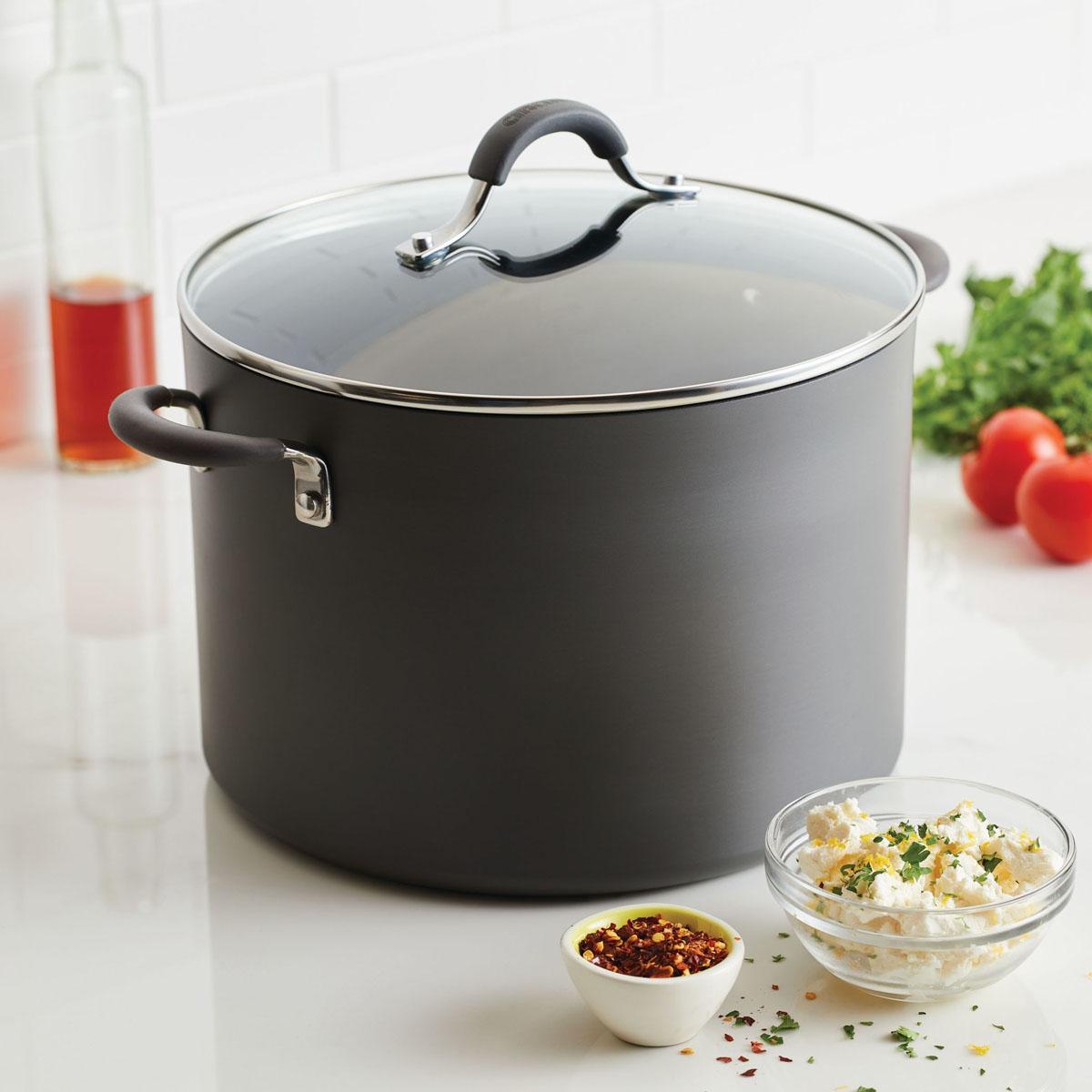 Circulon® Radiance 10qt. Hard-Anodized Non-Stick Wide Stockpot