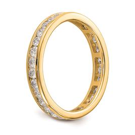 Pure Fire 14kt. Yellow Gold Lab Grown 1ctw. Eternity Band
