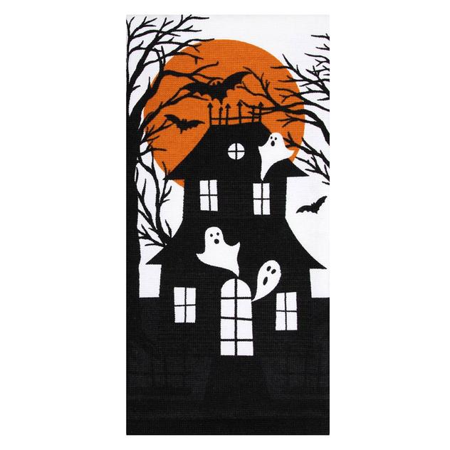 Spooky House Dual Purpose Kitchen Towel