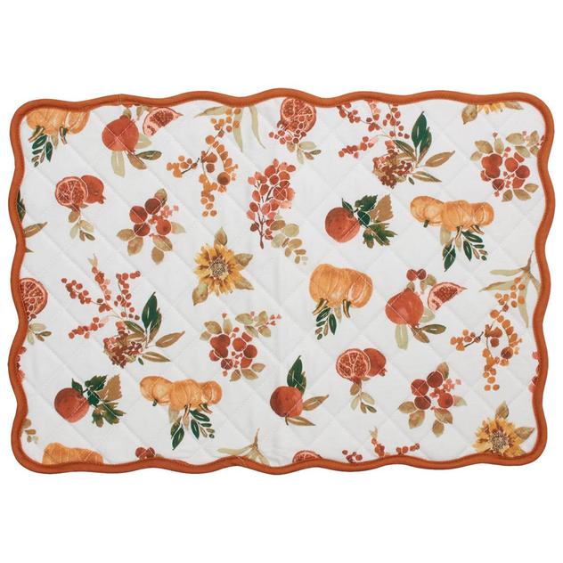 No. 918 Harvest Homestead Reversible Quilted Placemat