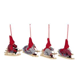 Northlight Seasonal Holiday Kids Christmas Ornaments - Set of 4
