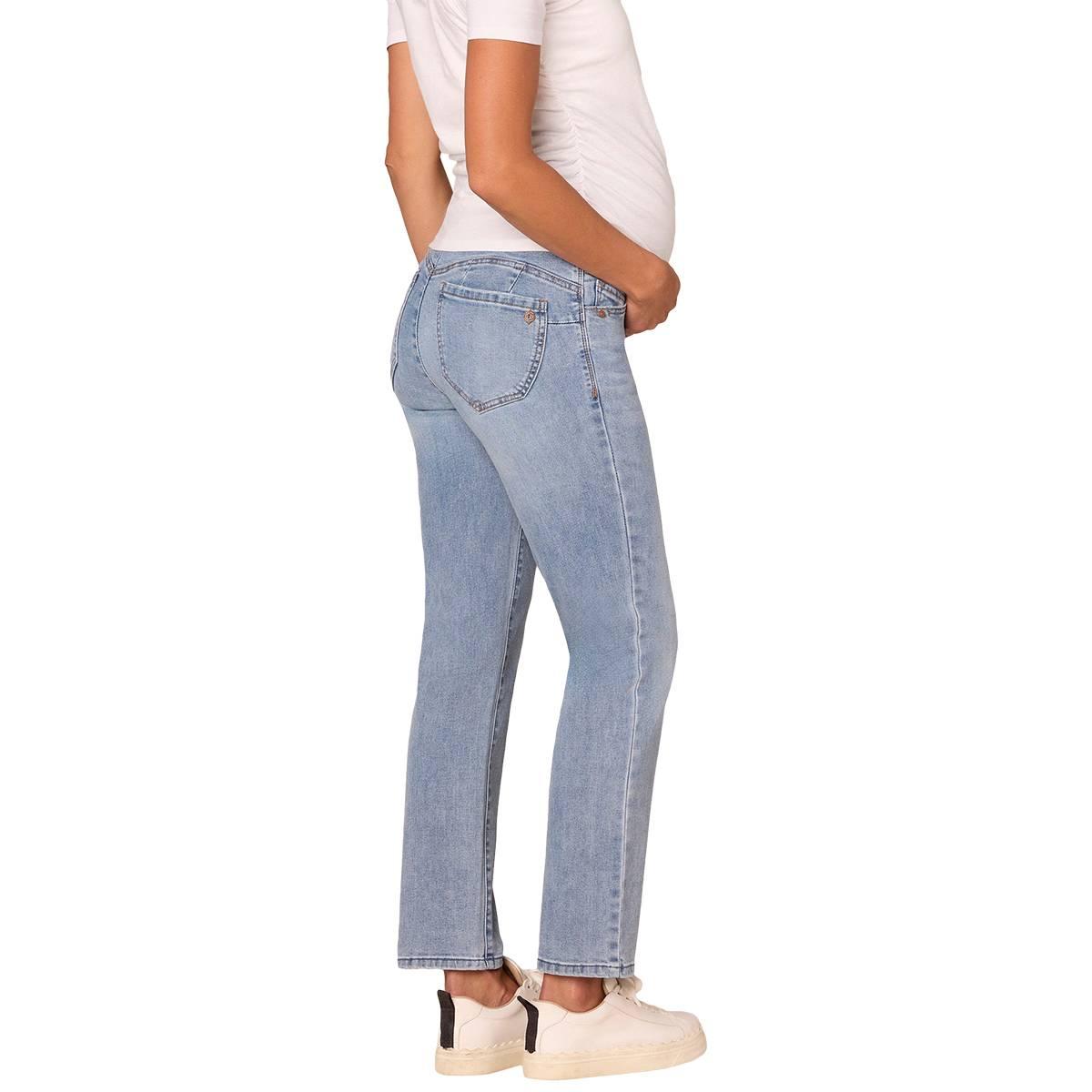 Womens Democract "Ab"solution® Light Blue Maternity Jeans