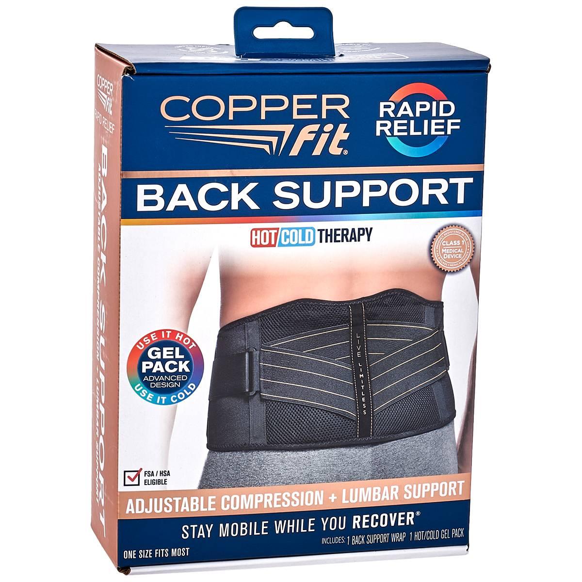 Copper Fit Rapid Relief Back Support