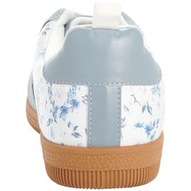 Womens Love 83 Blue Floral Fashion Sneakers