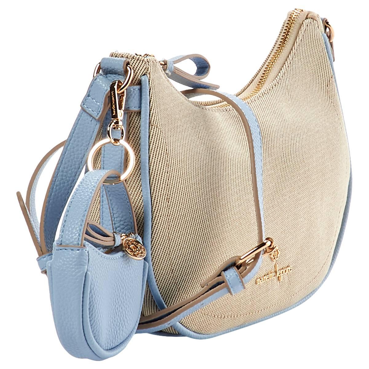 Nanette Lepore Sheena Twill Crescent Crossbody