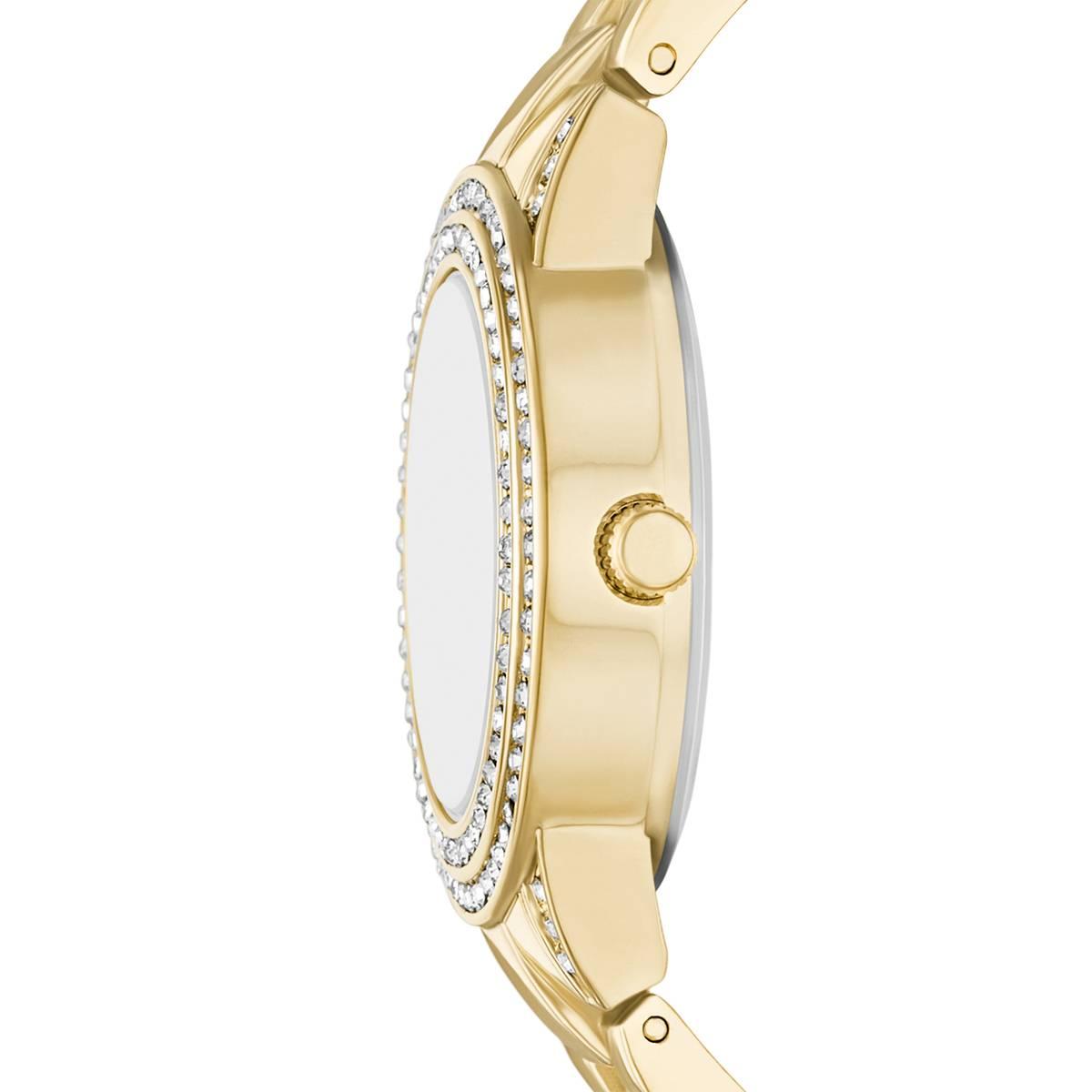 Womens Folio Mother of Pearl Watch & Jewelry Set - FMDFL2095