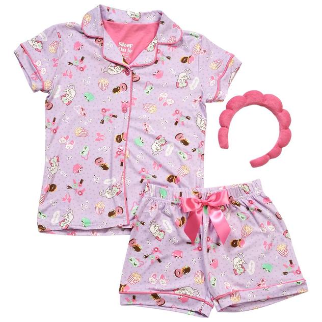 Girls (7-16) Sleep On It® 3pc. Spa Day Pajama Set