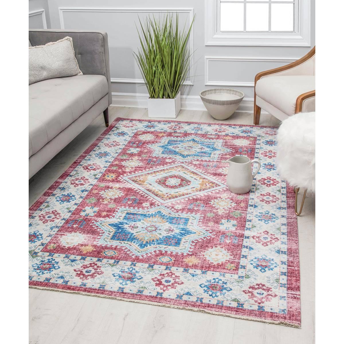 Rugs America™ Iggi Righteous Rosie Transitional Vintage Area Rug