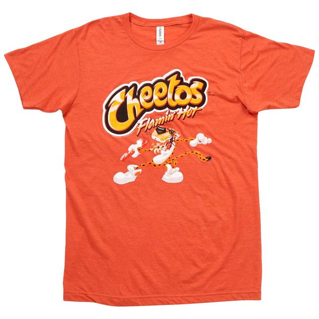 Young Mens Short Sleeve Flaming Hot Cheetos Graphic Tee