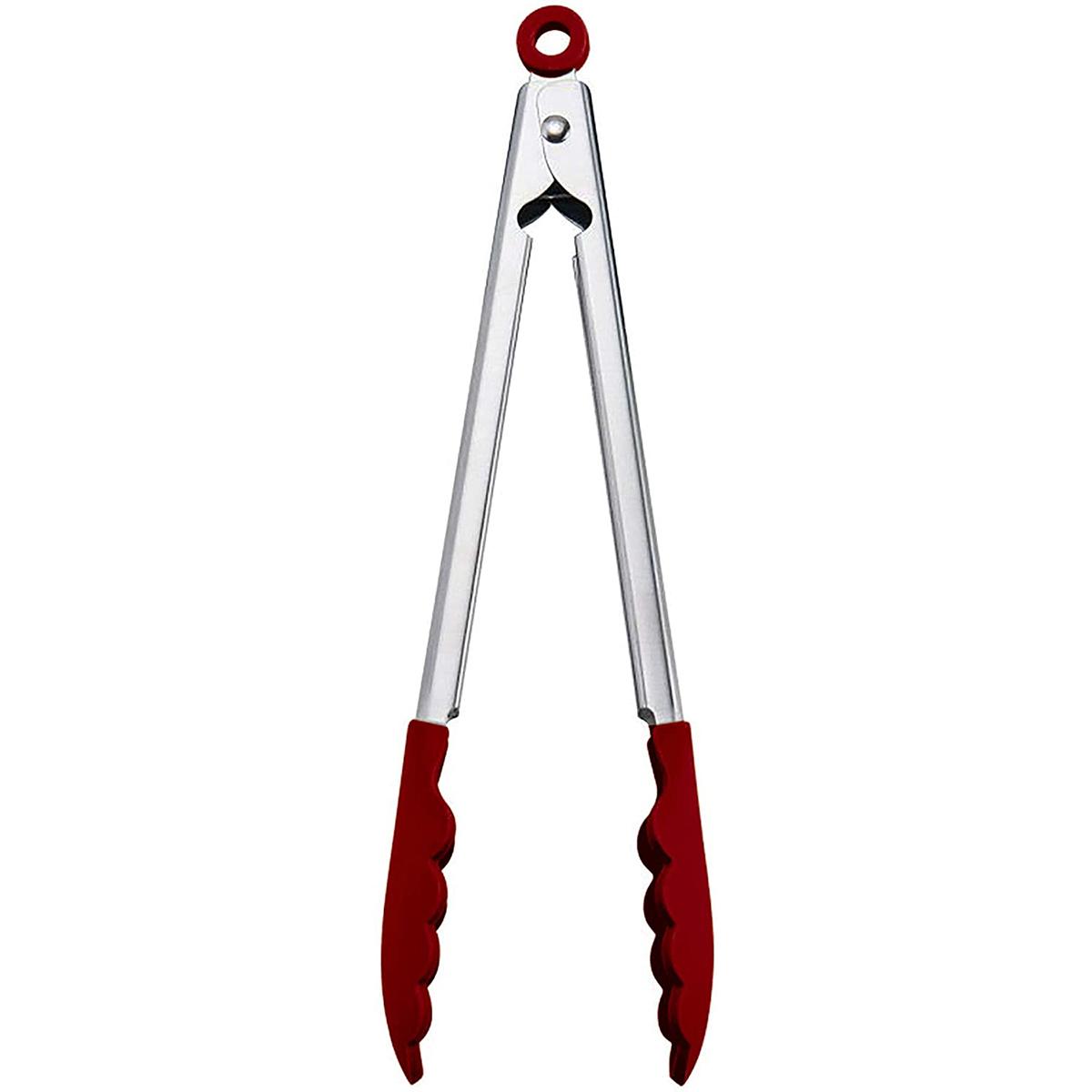 KitchenAid® Gourmet Silicone Tipped Sterling Silver Tongs