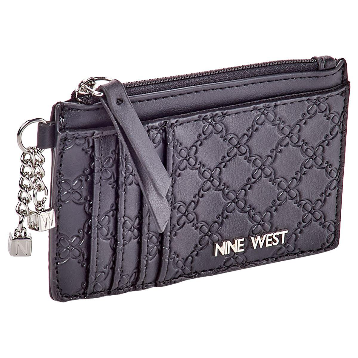 Womens Nine West Ryselle Embossed Card Case