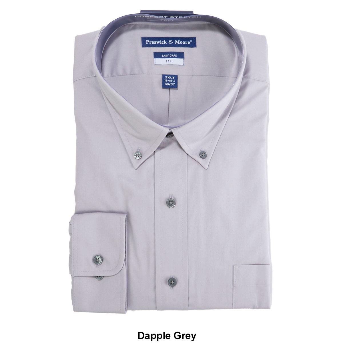 Mens Big & Tall Preswick & Moore® Wrinkle Free Dress Shirt