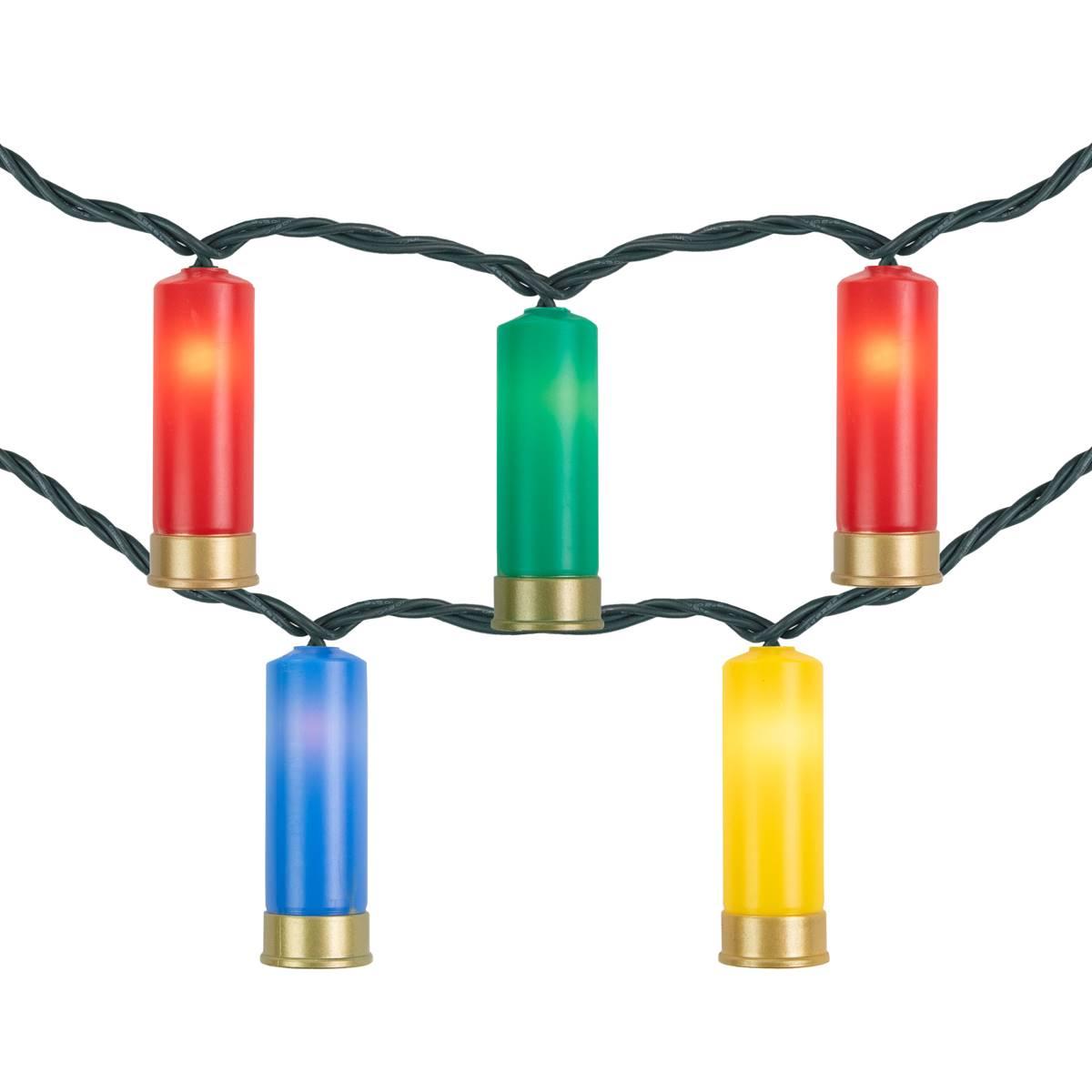 Northlight Seasonal 10ct. Shotgun Shell Christmas Light Set