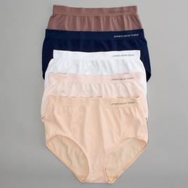 Womens Jones New York 5pk. Seamless Full Brief Panties JN712317P5