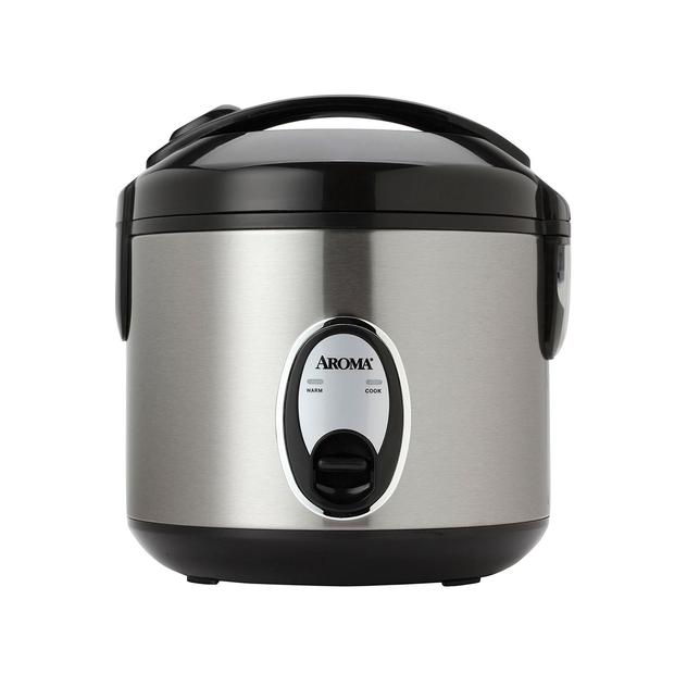 Aroma Cool 8 Cup Touch Rice Cooker and Food Steamer