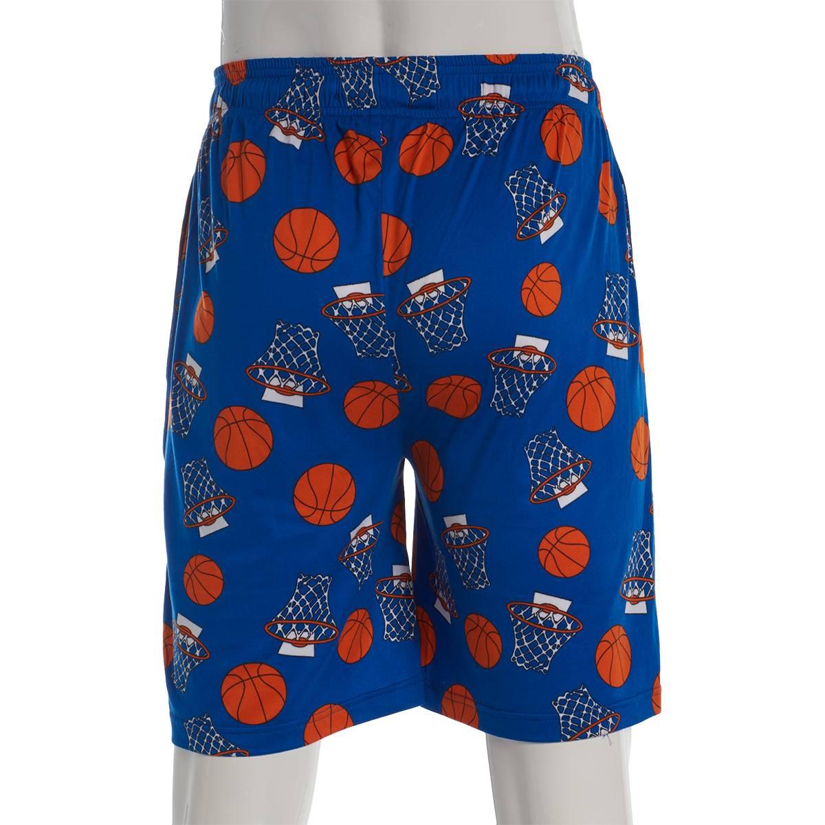 Mens Preswick & Moore® Basketball Drawstring Pajama Shorts
