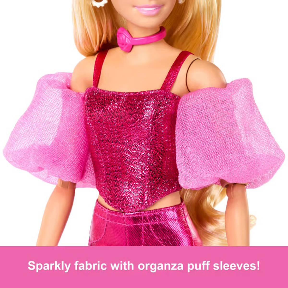 Barbie® Deluxe Style Fashion Doll #5 in Metallic Pink Outfit